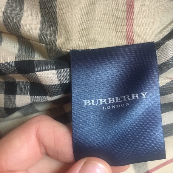 BURBERRY - Gabardine Camel hair Car Coat Tan, L - Picture 3 of 7